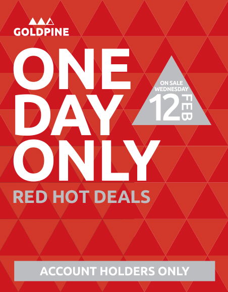 Red Hot Deals—One Day Only