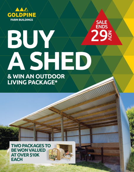 Buy a Shed & Win an Outdoor Living Package!