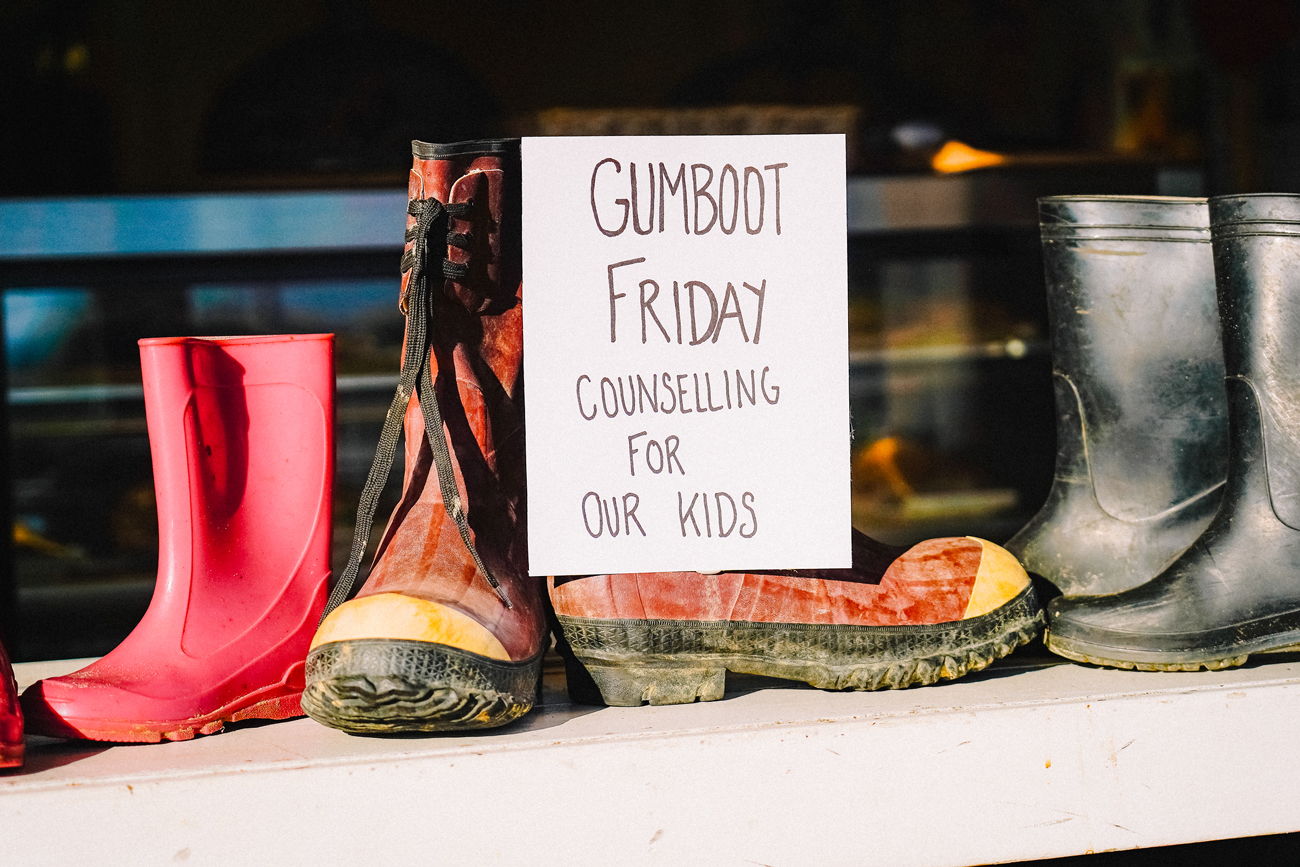 The Annual Goldpine Gumboot Throw